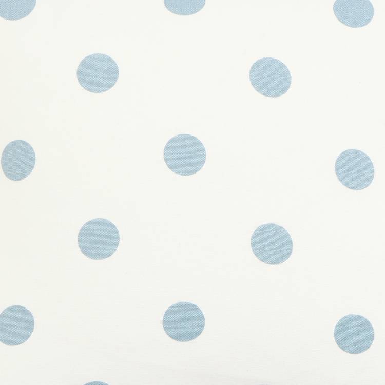Argos Home polka dot blue ruffle cushion 43x43cm - British product