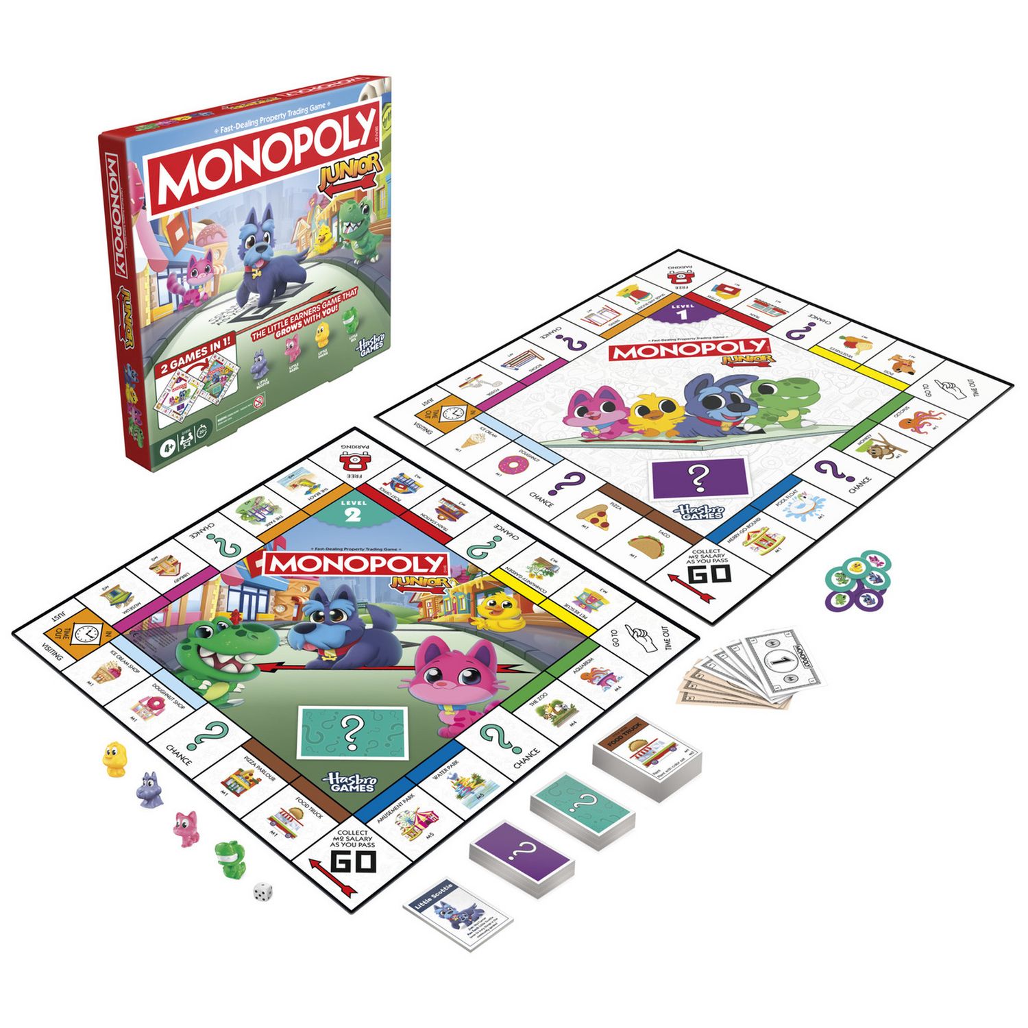 Monopoly 2-in-1 Junior board game (British brand)