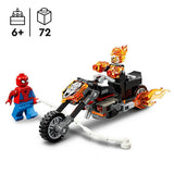 LEGO Marvel Spider-Man vs Ghost Rider Motorcycle building toy - British product