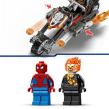 LEGO Marvel Spider-Man vs Ghost Rider Motorcycle building toy - British product
