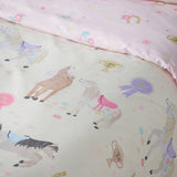 Catherine Lansfield Happy Horses kids bedding set single (British brand)