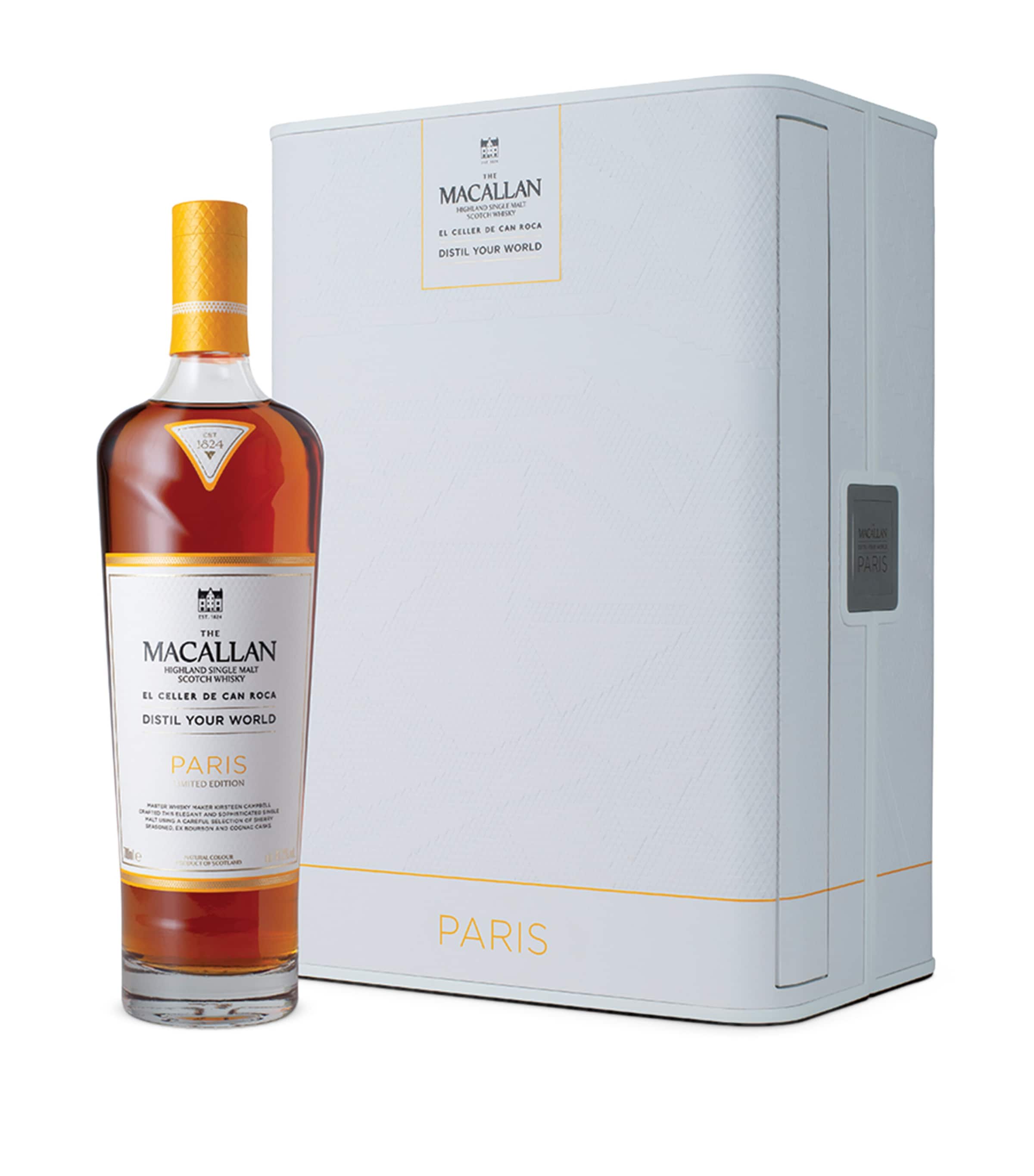 The Macallan single malt Scotch whisky Distil Your World Paris Edition 70cl - British product