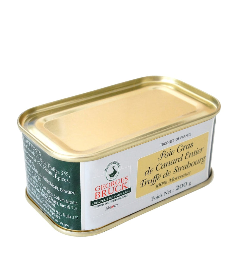 Georges Bruck duck foie gras with truffle pate 200g, UK version
