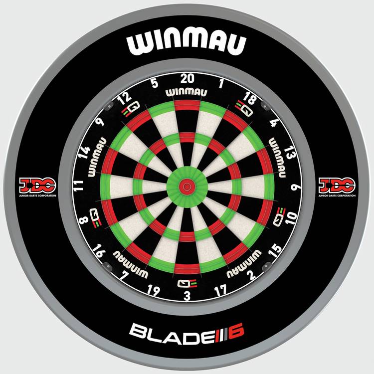 Winmau Equaliser dartboard set bundle including surround and darts, imported from the UK