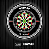 Winmau Equaliser dartboard set bundle including surround and darts, imported from the UK
