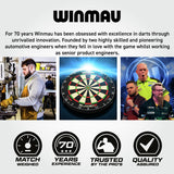Winmau Equaliser dartboard set bundle including surround and darts, imported from the UK
