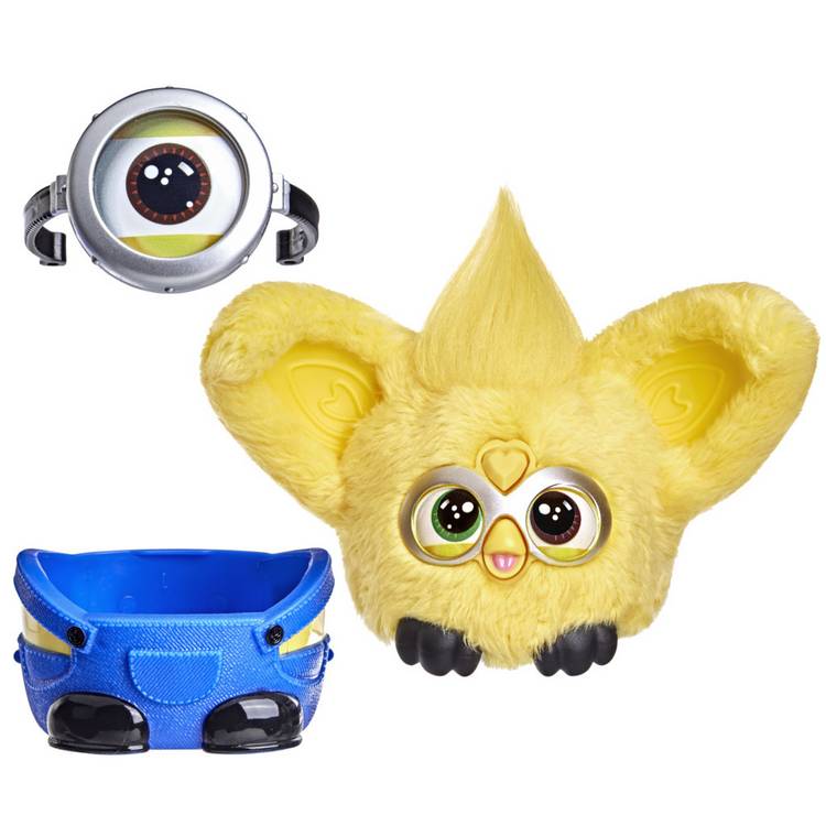 Furby Minions Furblet interactive plush toy 15cm (British brand)