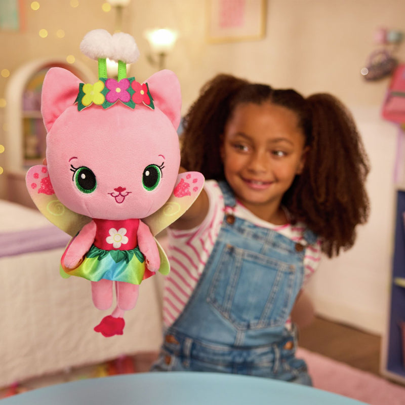 Gabby's Dollhouse Kitty Fairy 14-inch light-up soft toy, imported from the UK