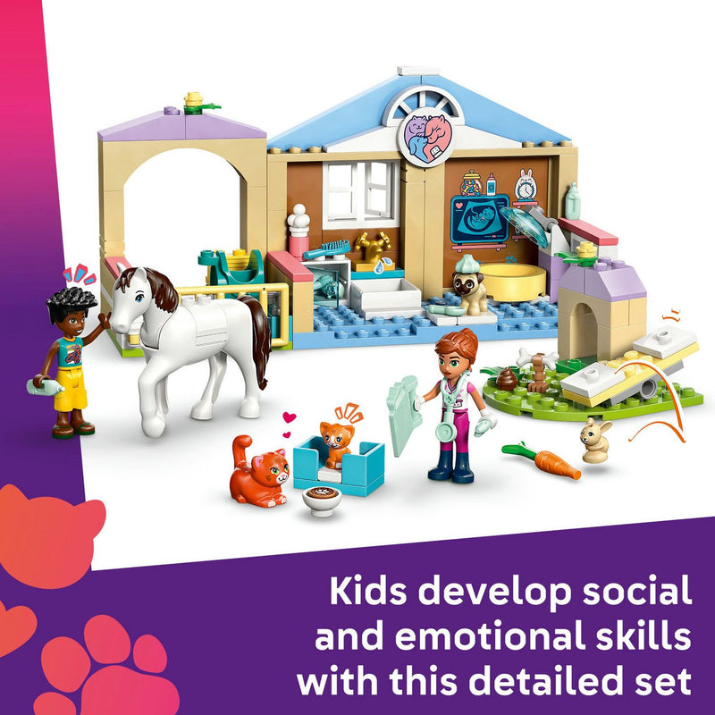 LEGO Friends Animal Vet Clinic building set 141 pieces (British brand)