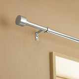 Argos Home extendable stainless steel curtain pole 120-210cm (British brand)