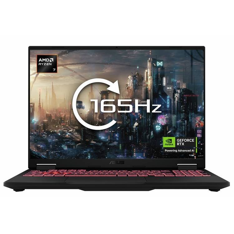 Asus TUF Ryzen 7 16GB 512GB RTX 5050, imported from the UK