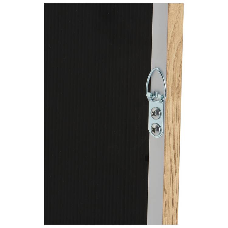 Home Essentials oak-effect wall mirror 120x30cm, UK version