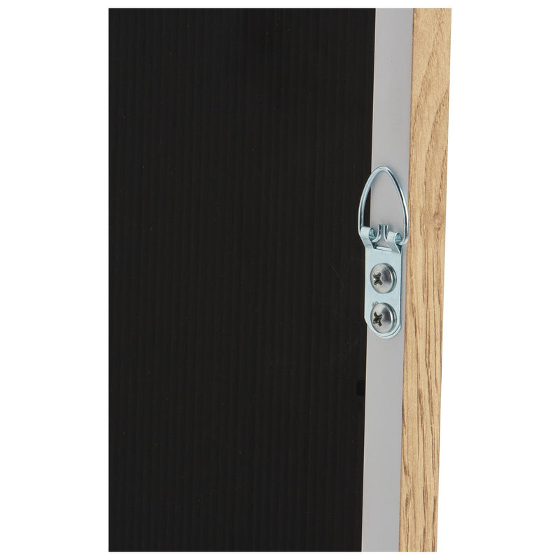 Home Essentials oak-effect wall mirror 120x30cm, UK version