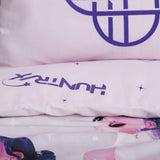 KPop Demon Hunters kids bedding set lilac single, imported from the UK