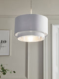 Next Champagne Gold Rico Easy Fit Drum Ceiling Light Shade