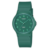Casio Classic analogue green strap watch, UK version