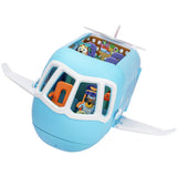 Bluey 3-in-1 airplane transforming playset with figures - British product