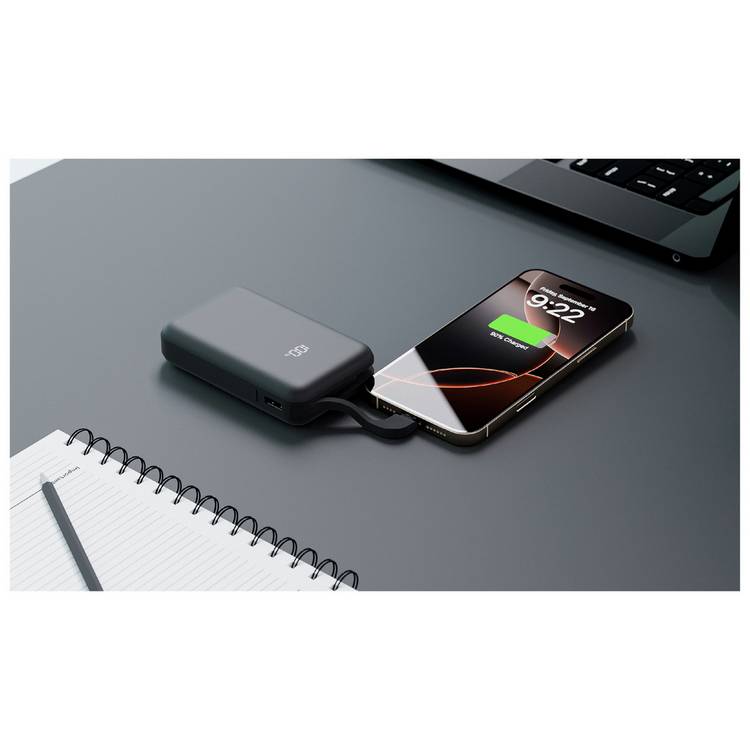 Juice 10000mAh portable power bank black - British product