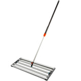 Gardena combisystem lawn levelling rake with telescopic handle, imported from the UK