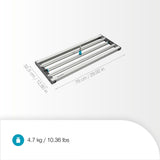 Gardena combisystem lawn levelling rake with telescopic handle, imported from the UK