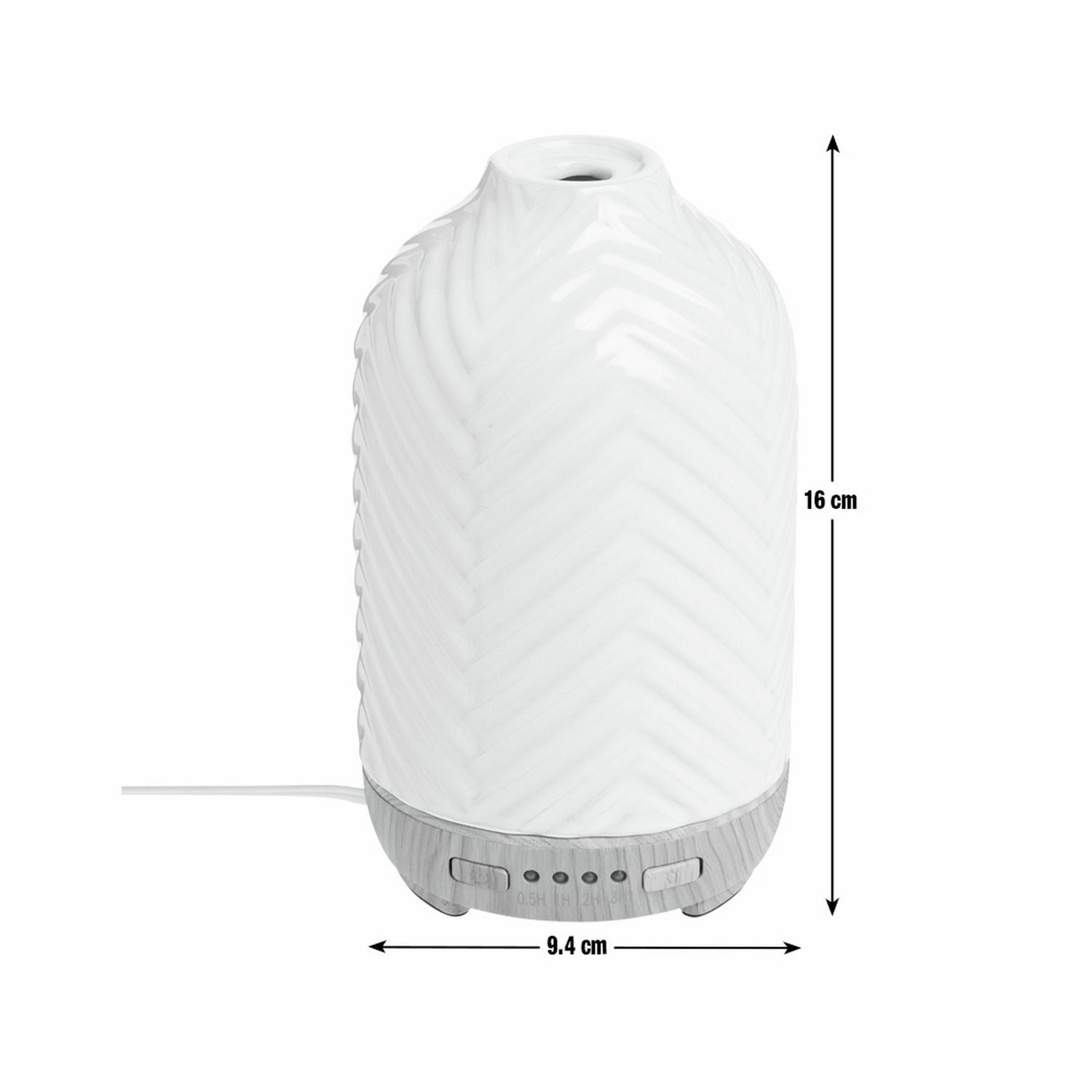 Habitat ceramic diffuser 100ml chevron wax resist (British brand)