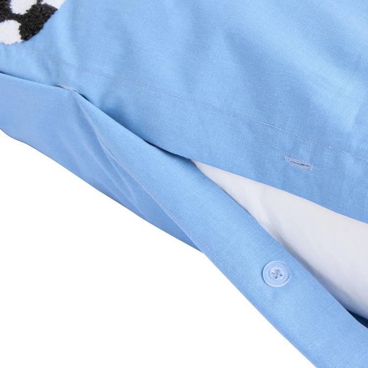 Argos Home tufted football kids bedding single blue (British brand)