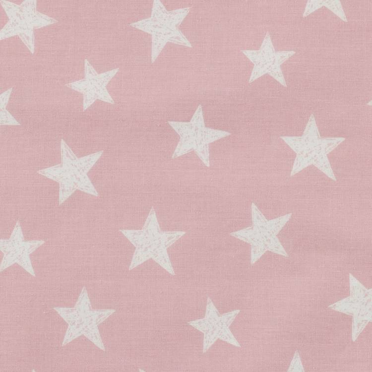 Argos Home pink star blackout curtains 168x137cm (British brand)