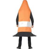 Smiffys traffic cone costume orange tabard, UK version