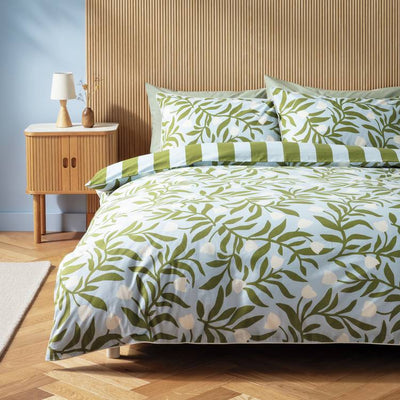 Argos Habitat x Scion Odette Cotton Floral Blue Bedding Set - Single- Buy online at McGrocer
