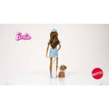 Barbie Twinning Looks doll pet in blue polka dot - British product