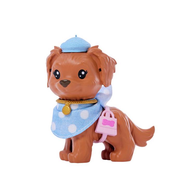 Barbie Twinning Looks doll pet in blue polka dot - British product