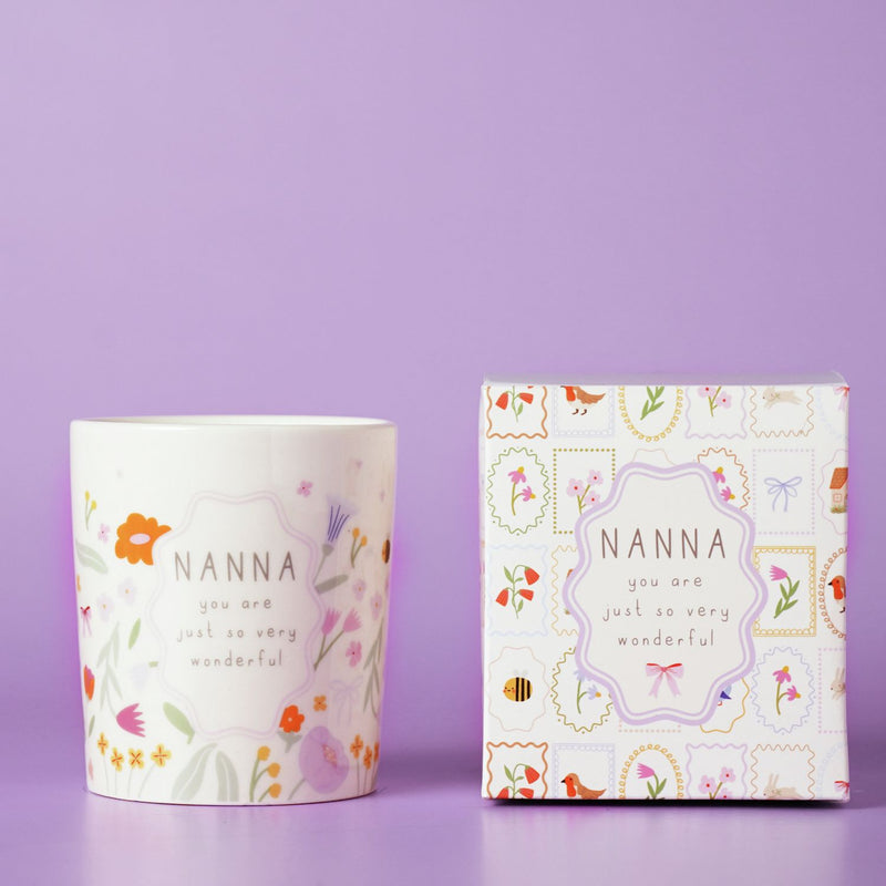 Widdop Love Life ceramic Nanna candle 190g (British brand)