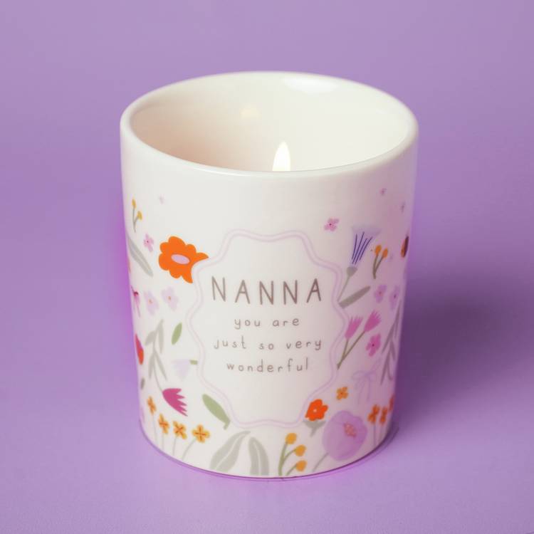 Widdop Love Life ceramic Nanna candle 190g (British brand)
