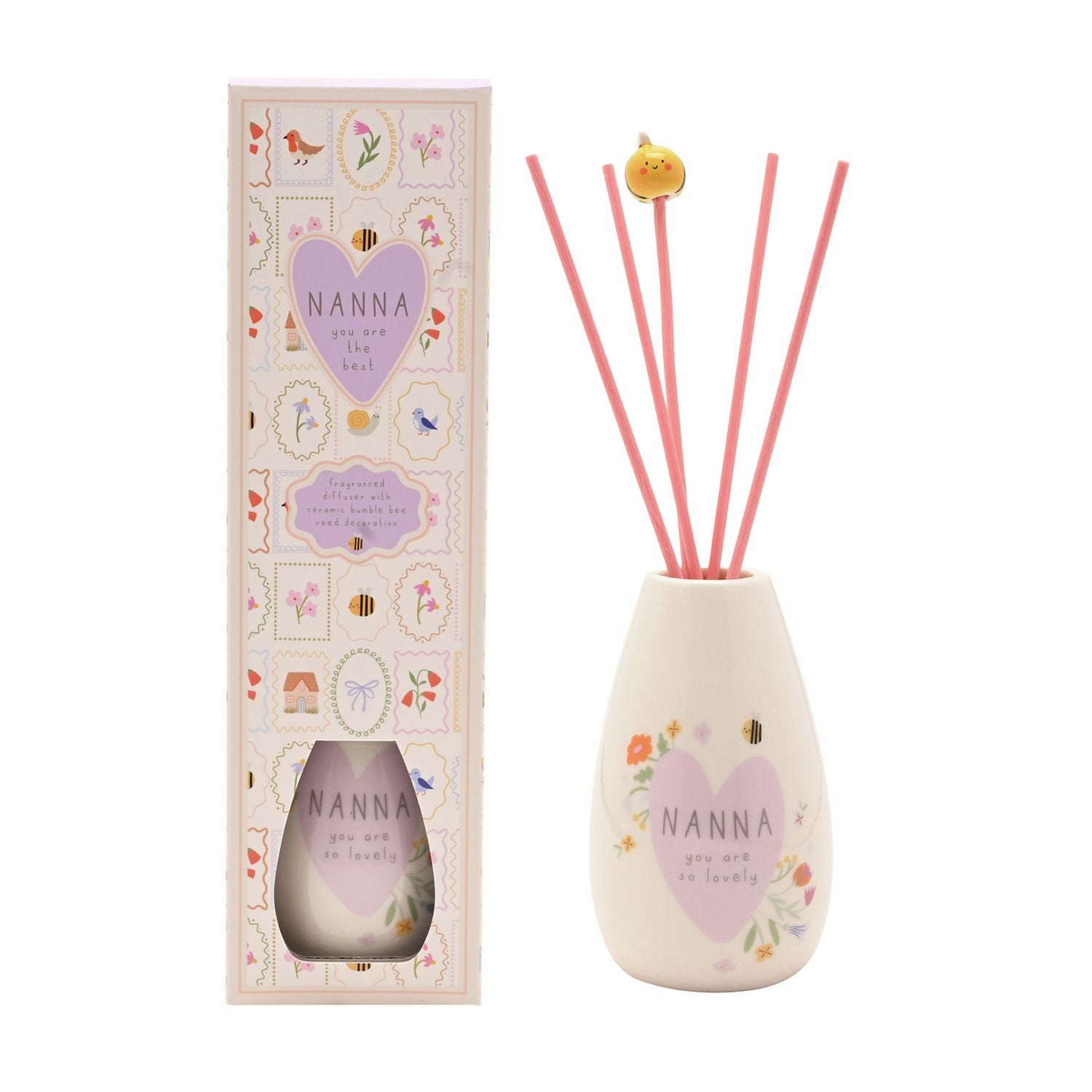 Widdop Love Life ceramic reed diffuser Nanna 100ml - British product