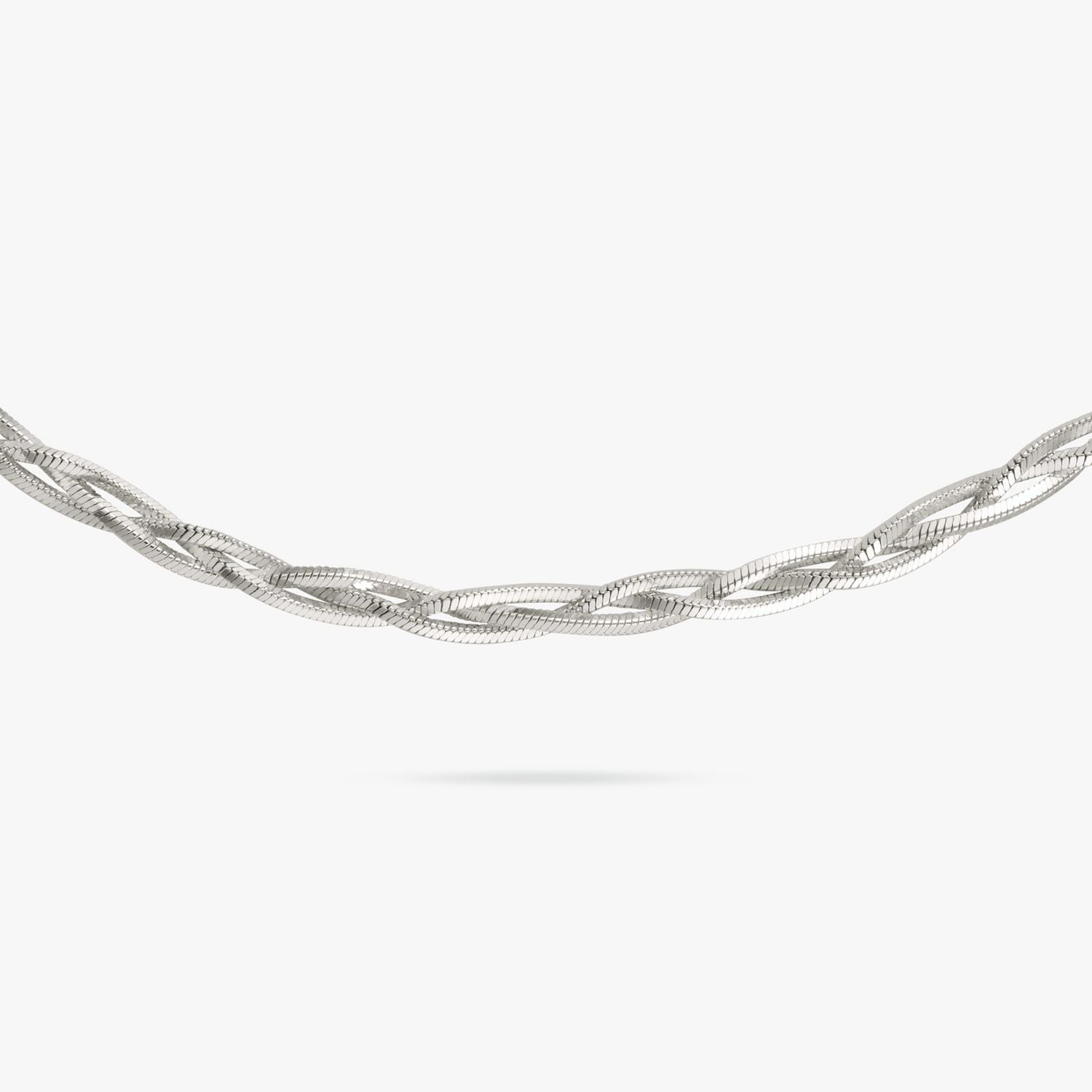 Revere sterling silver braided bracelet 20cm (British brand)