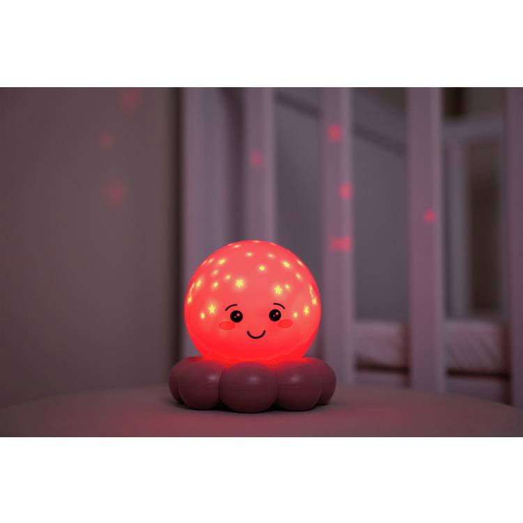 Cloud B Octo's night light in pink, UK version