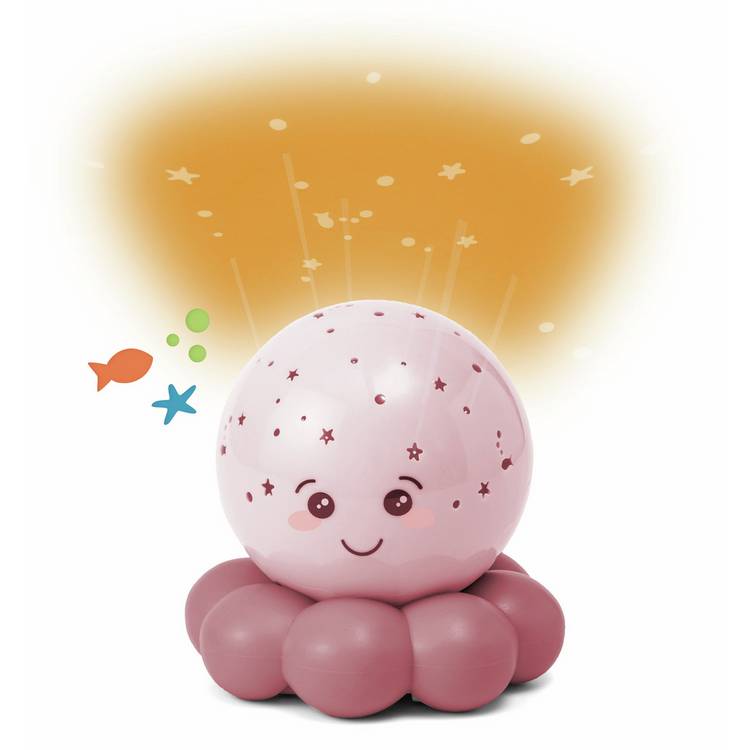 Cloud B Octo's night light in pink, UK version