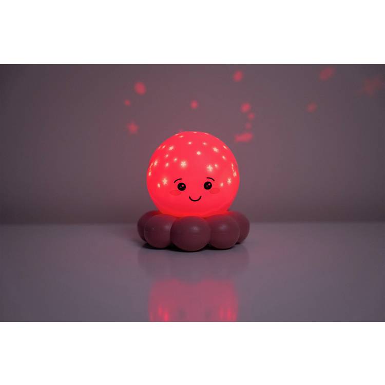 Cloud B Octo's night light in pink, UK version