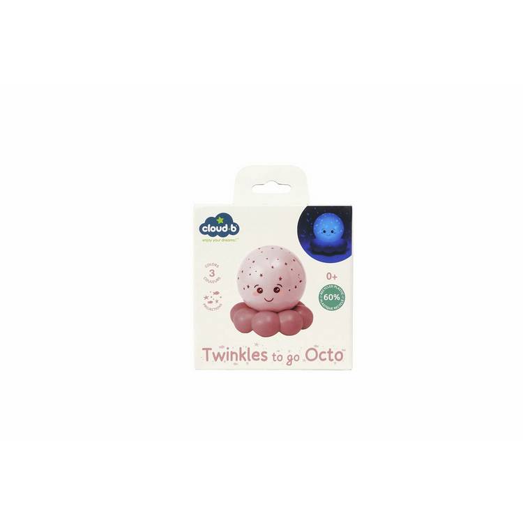 Cloud B Octo's night light in pink, UK version
