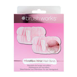 Brushworks Microfibre Wrist Wash Bands - 2 Pack GOODS Superdrug   