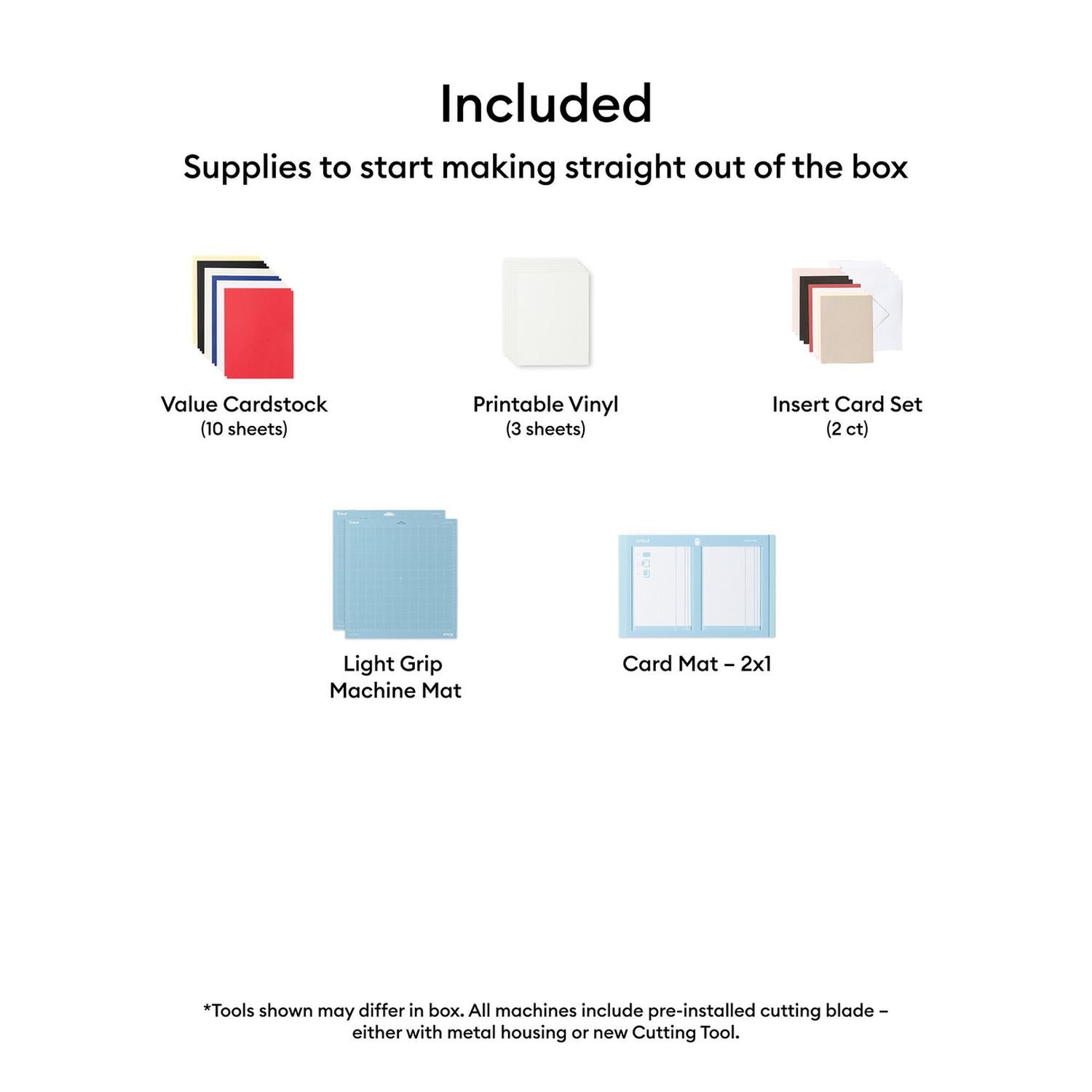 Cricut Explore 5 Essential Bundle cutting machine (British brand)