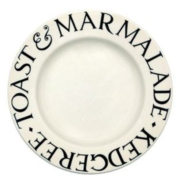 Emma Bridgewater Black Toast Plate GOODS M&S   