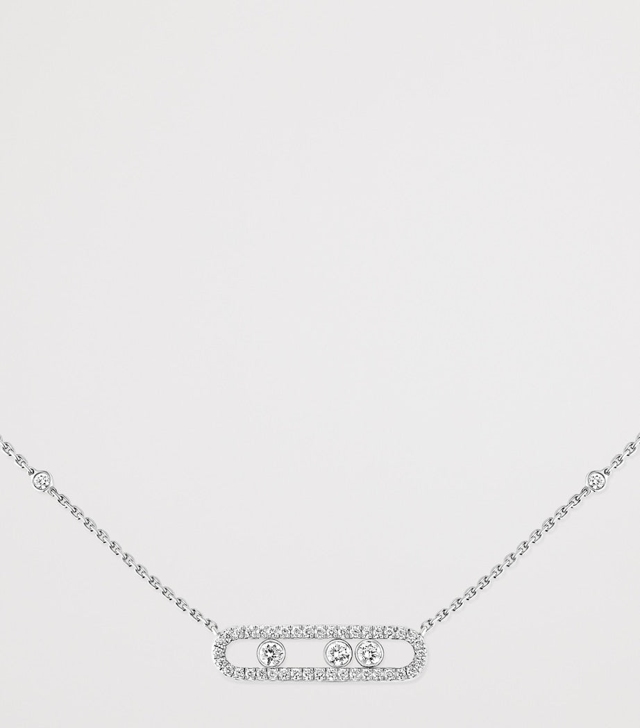 Messika Move Classique diamond pendant necklace, 0.33 carat, UK version