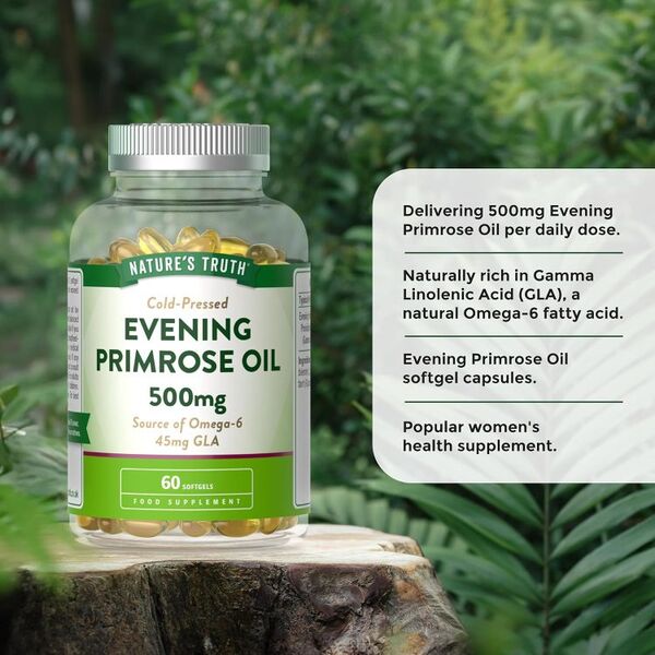 Nature's Truth evening primrose oil 500mg softgels (British brand)