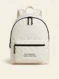 Burberry logo-print nylon backpack with laptop compartment, British product