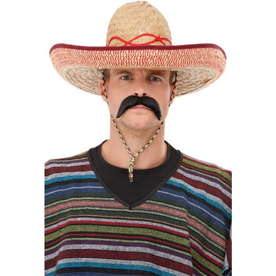 Superdrug Smiffys Sombrero Straw Hat Brown Extra Large- Buy online at McGrocer
