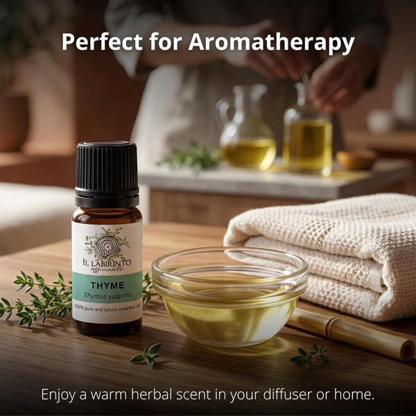 Il Labirinto Officinale organic thyme essential oil, UK version