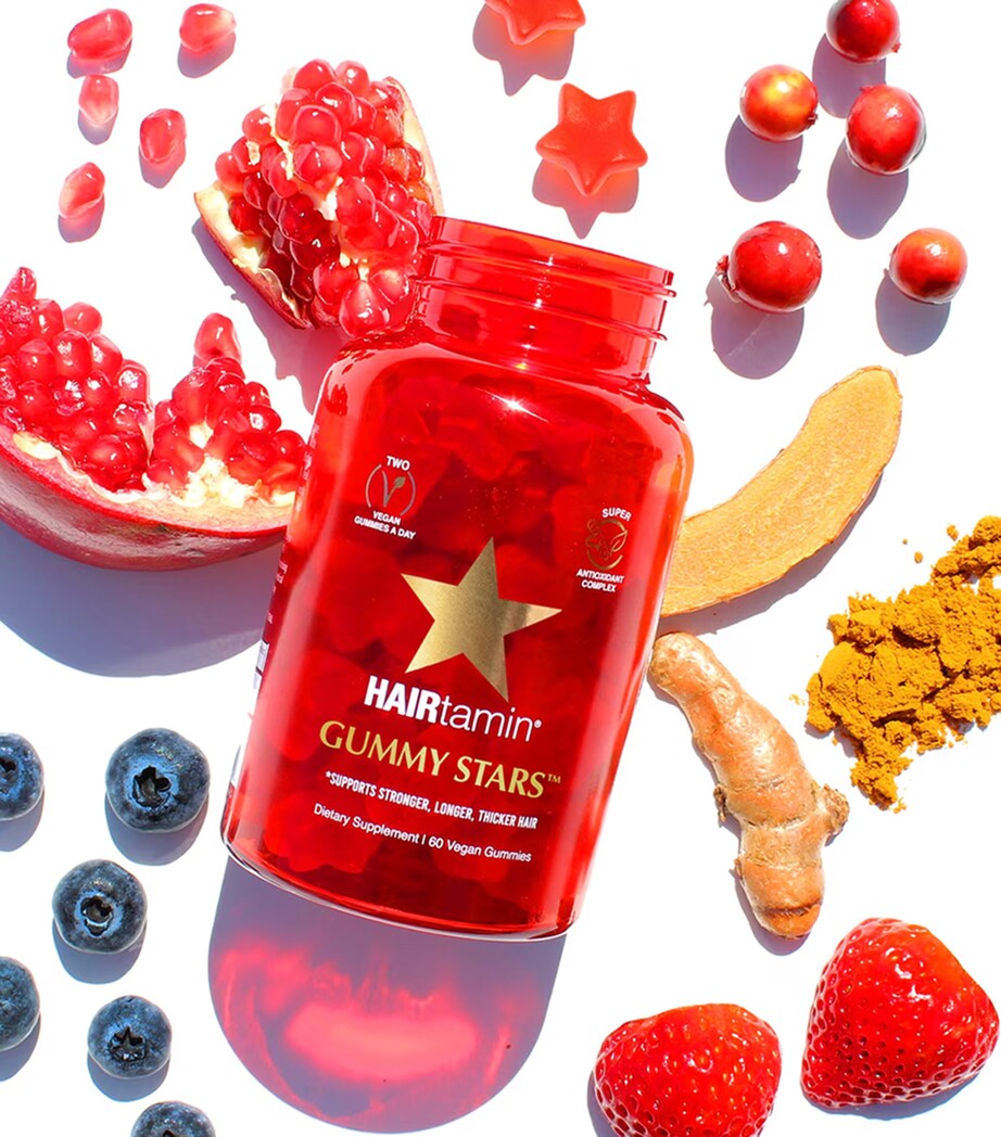 Hairtamin Gummy Stars hair supplement gummies 60 Gummies, UK version