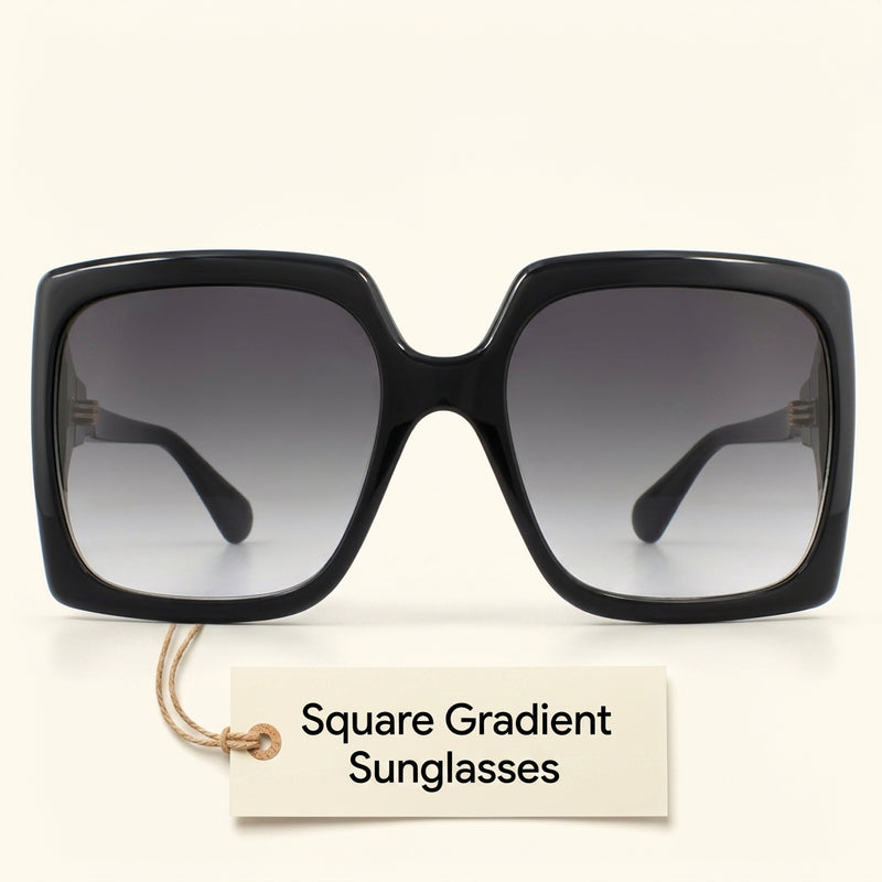 Gucci GG0876S schwarze, gradientenfarbene, übergroße Sonnenbrille, UK-Version