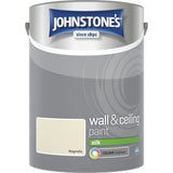 Johnstone's wall and ceiling silk paint magnolia 5L, imported from the UK